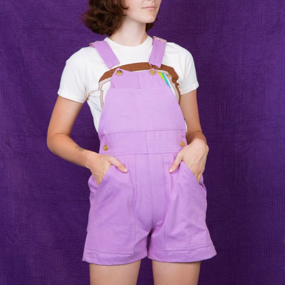 Big Bud Press Lilac Shorteralls